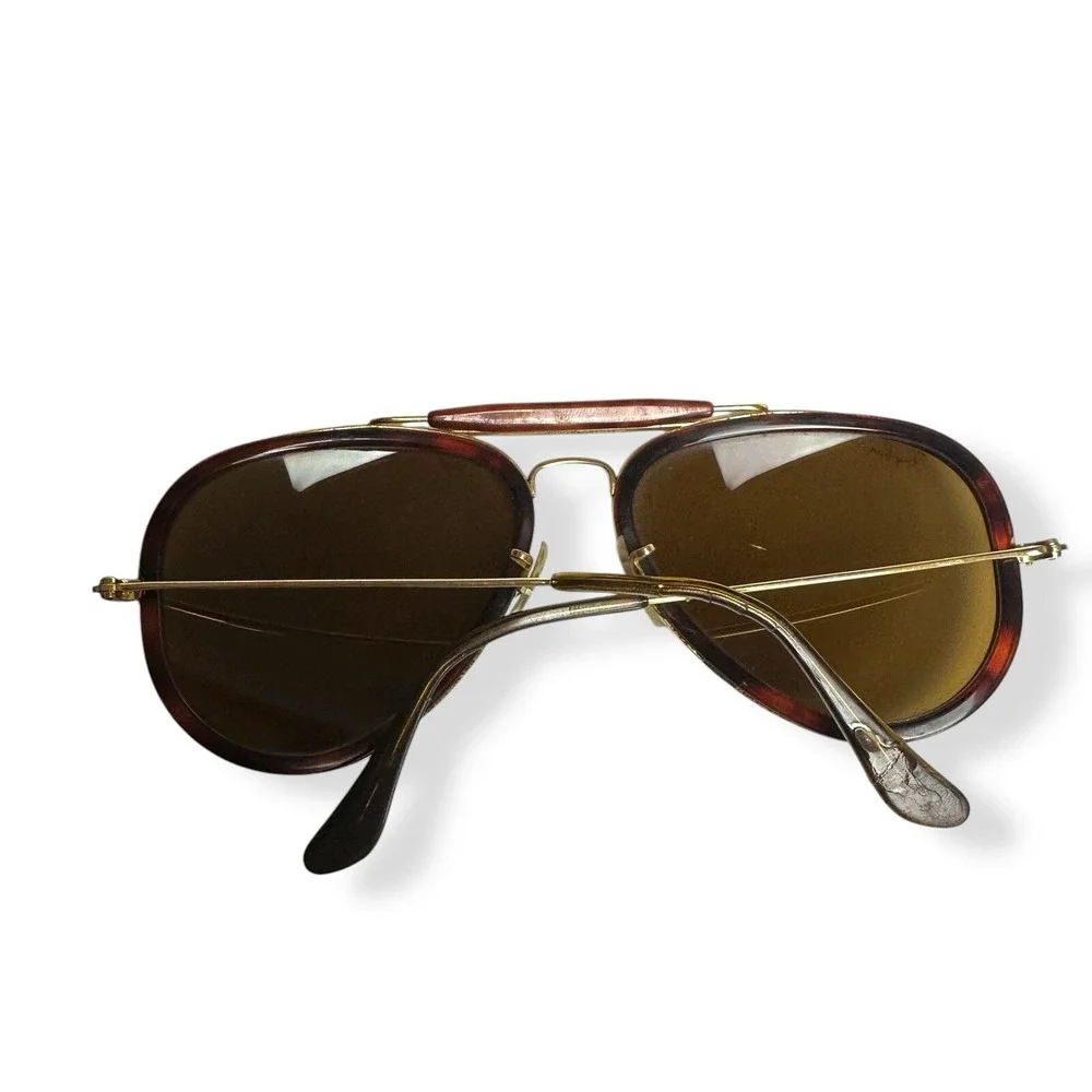 VTG Ray-Ban Bausch & Lomb Road Spirit 62mm Sunglasses - 80s Tortoise W0743 62-14